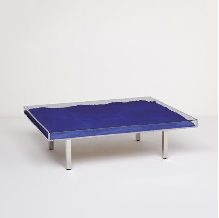 'Table Bleue' by Yves Klein, designed 1961